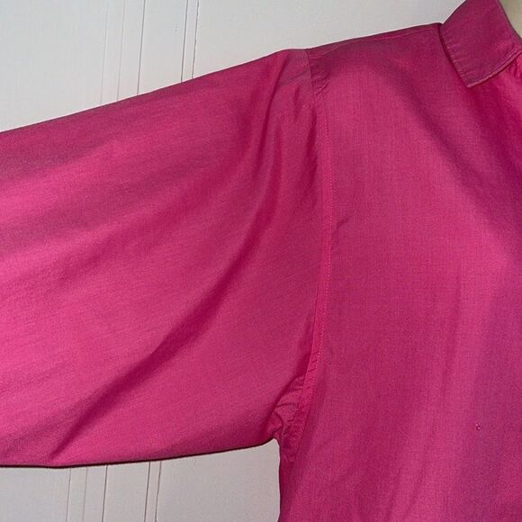 Vtg 70s Here’s A Hug bright pink shirt - Picture 11 of 12